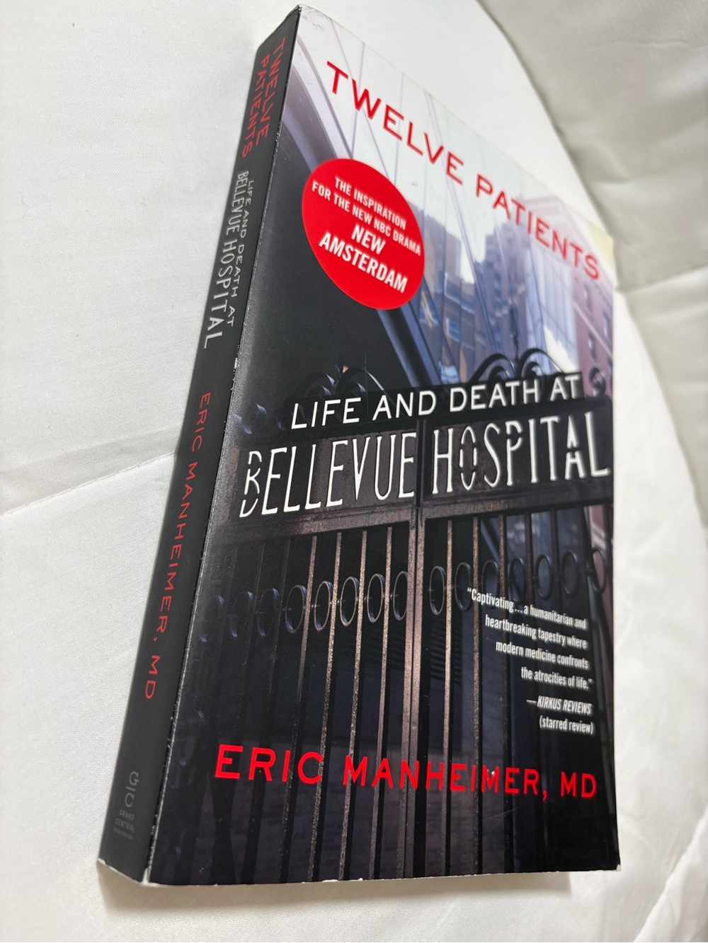 Life and Death at Bellevue Hospital by - Eric Manheimer, MD. Black PaperCover.